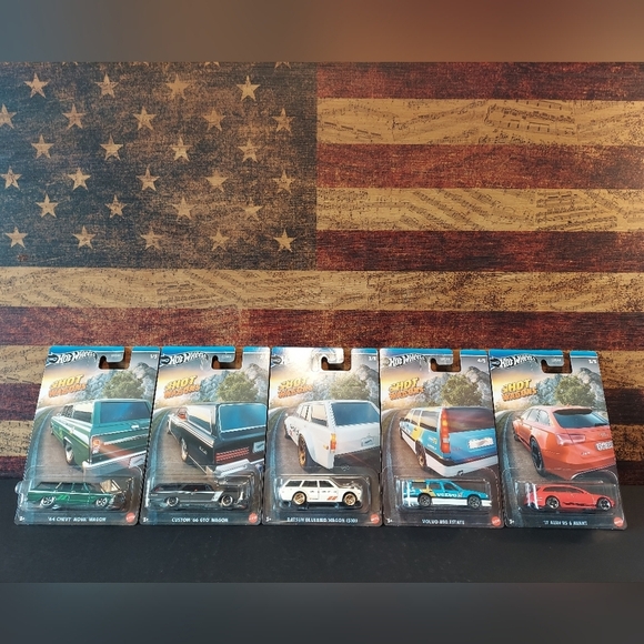 Hot Wheels Other - HOT WAGON'S Complete Set of 5